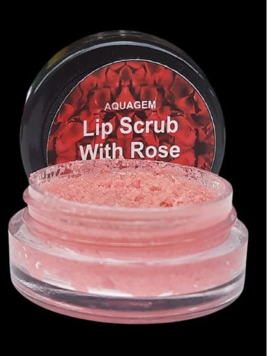 Aquagem skincare All Natural Rose Lip Scrub