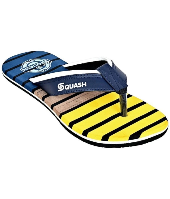 Squash - Yellow Mens Thong Flip Flop - None