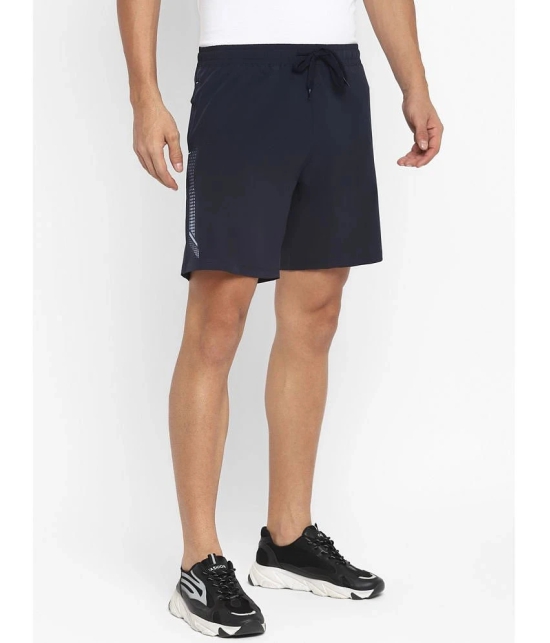 OFF LIMITS - Navy Polyester Mens Running Shorts ( Pack of 1 ) - None