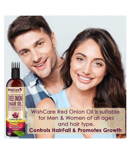 WishCare - Anti Hair Fall Onion Oil 200 ml ( Pack of 1 )