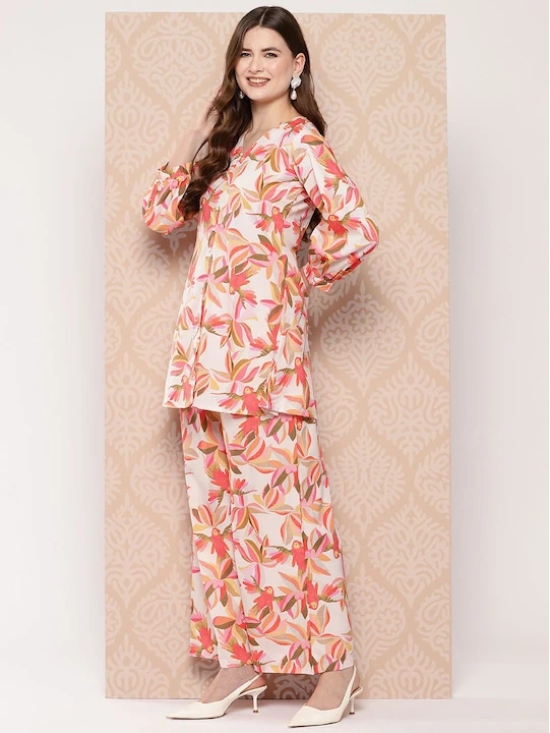 Women Printed Ethnic Tunic with Palazzos