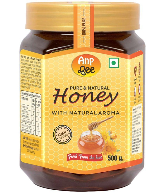 ANP BEE 100% Pure NMR Tested Honey Raw Natural Honey 500 g Pack of 2