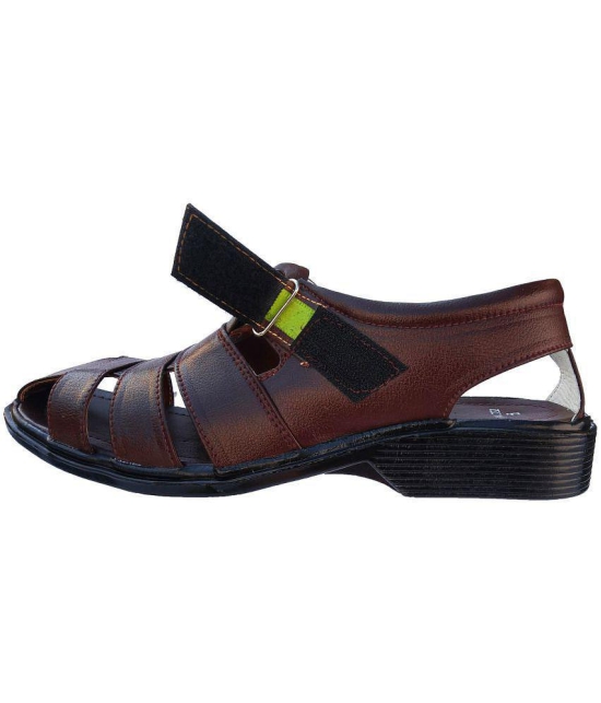 Dream Makers - Brown Men's Sandals - None