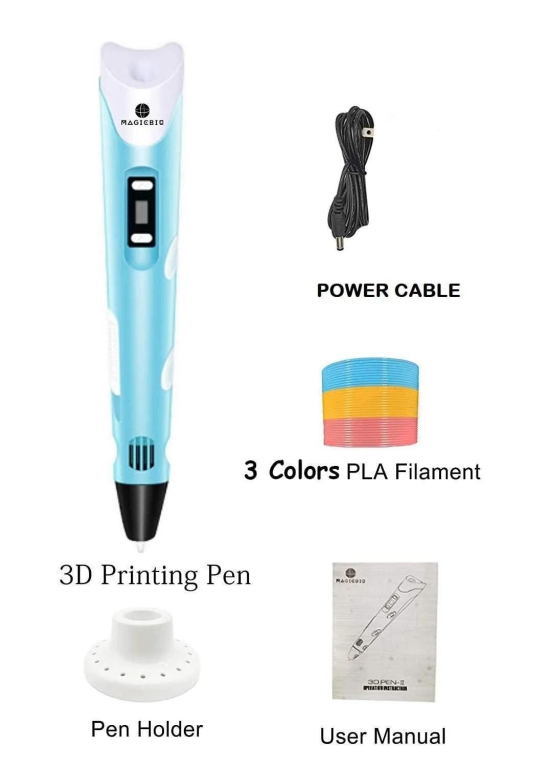 3D Printing Pen with LCD Display | 3D Pen Set with PLA Filament Include | 3D Pen Professional | 3D Pen for Kids