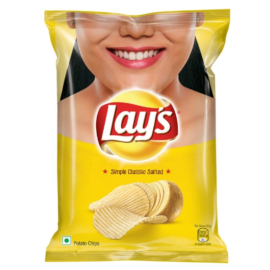 Lay's Classic Salted Potato Chips 90gm