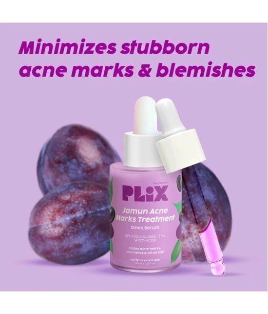 The Plant Fix Plix 10% Niacinamide Jamun Face Serum for Acne marks, blemishes & oil control(30 ml)