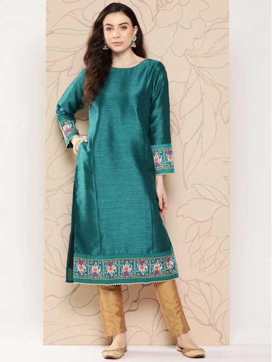 Women Ethnic Motifs Embroidered Gotta Patti Kurta