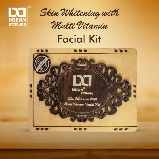 DREAM attitude Skin Whitening Facial Kit: Multi Vitamin Skincare for Radiant