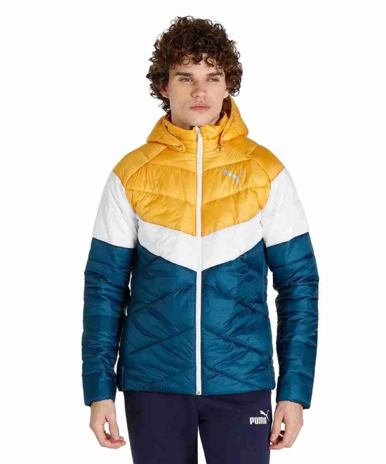 Colorblock Padded Mens Jacket