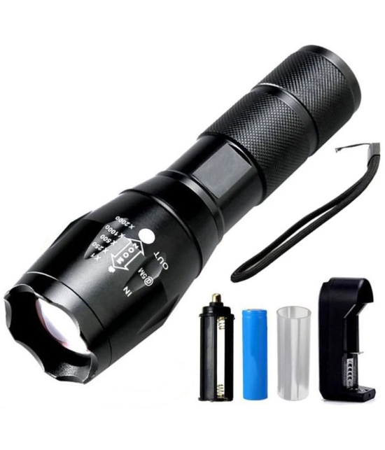 let light - 20W Rechargeable Flashlight Torch ( Pack of 1 )