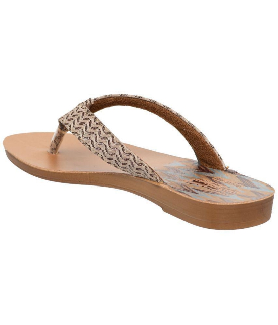 Aerowalk - Beige Women''s Leather Slipper - None