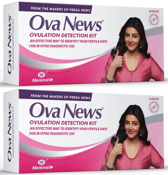 Ova News Ovulation Detection Kit Ovulation Kit  (12 Tests Pack of 2)