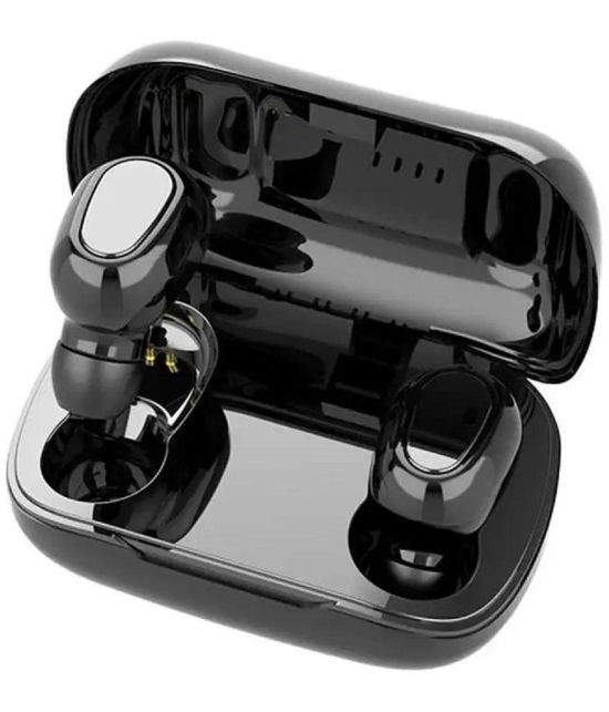 Life Like L21 TWS In Ear Bluetooth Earphone 3 Hours Playback Bluetooth IPX4(Splash Proof) Auto pairing -Bluetooth V 5.1 Black