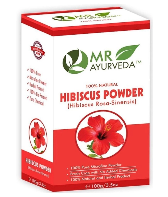 MR Ayurveda Hibiscus (Gudhal Powder) Hair Scalp Treatment 100 g