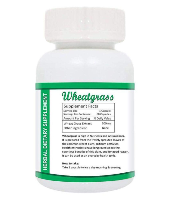 Zindagi wheatgrass capsule 300 gm Multivitamins Capsule Pack of 5