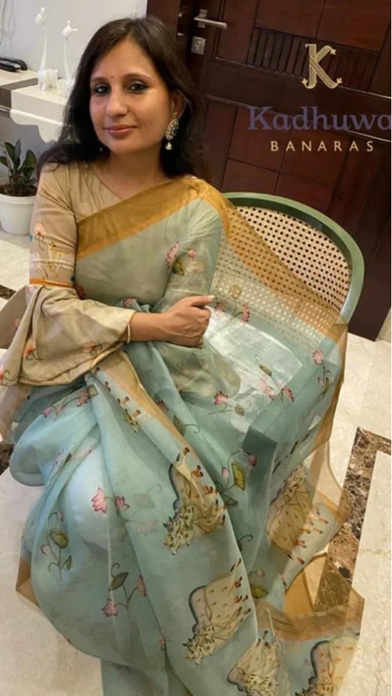 Organza Saree