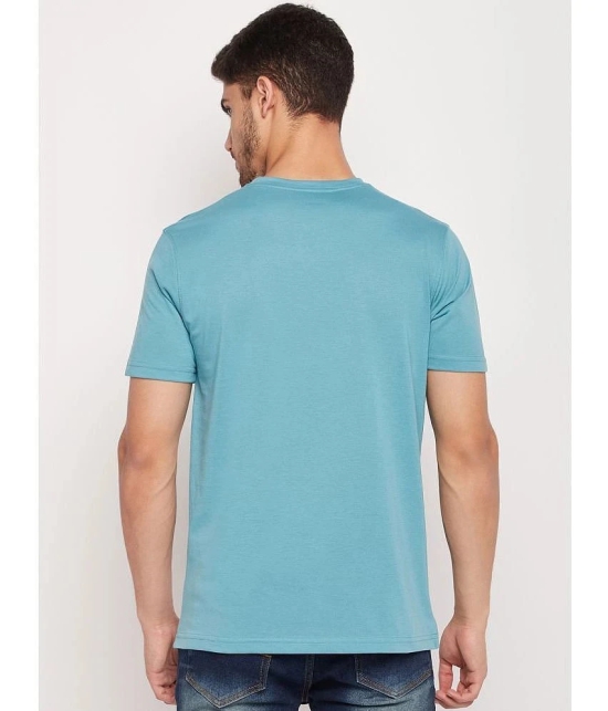 UNIBERRY - Blue Cotton Blend Regular Fit Mens T-Shirt ( Pack of 1 ) - None