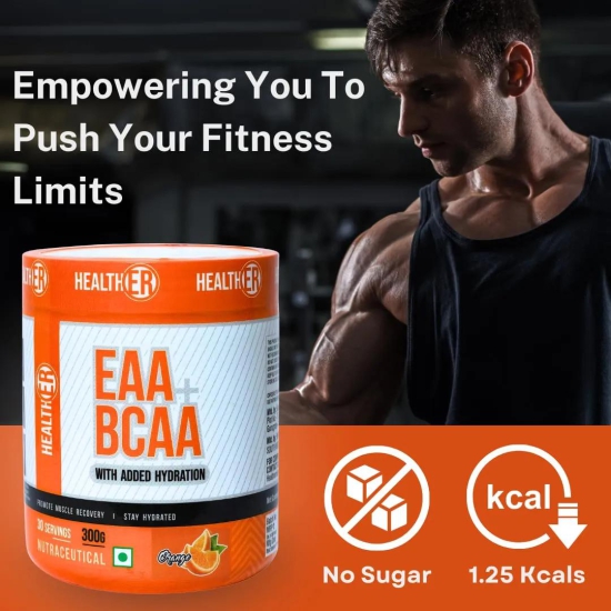 EAA BCAA Supplement with Electrolytes-Orange