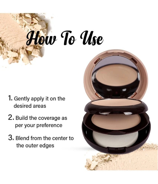 Seven Seas BB Miracle 2 in 1 Oil Control Compact Pawder | Compact Powder for Face makeup (Natural)