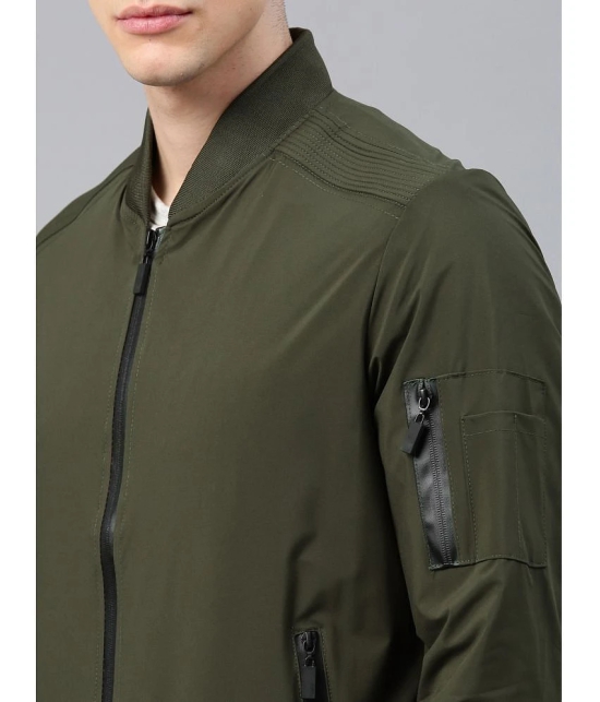 ADORATE Polyester Mens Casual Jacket - Olive ( Pack of 1 ) - None