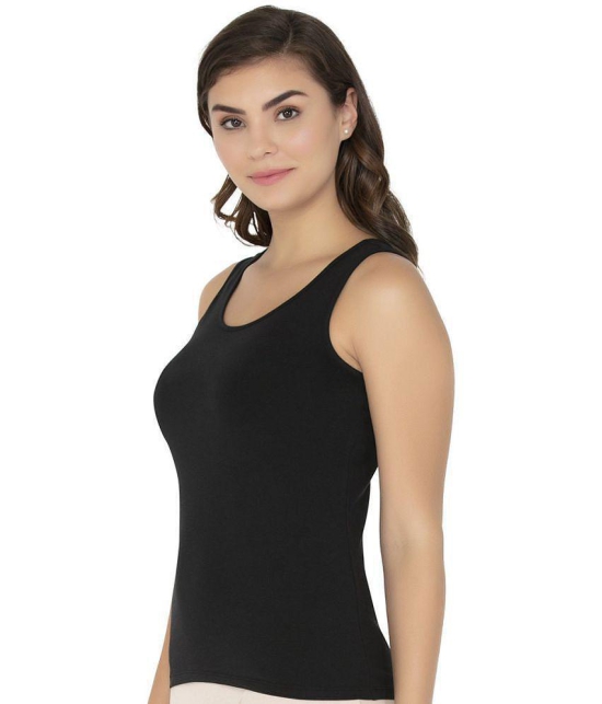 Amante Cotton Tanks - Black Single - L