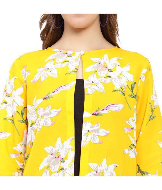 GALWIZ Crepe Shrugs - Yellow Single - None