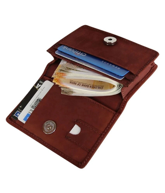 Style 98 Bi-Fold Red Card Holder - Red