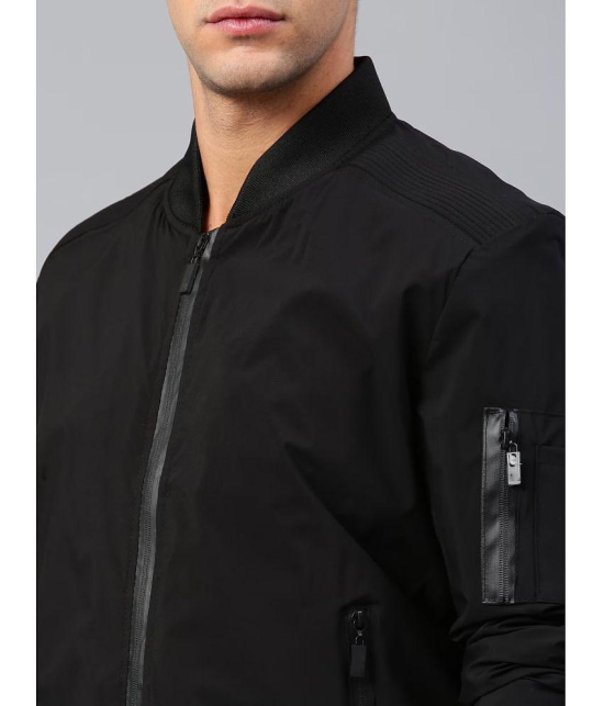 ADORATE Polyester Mens Casual Jacket - Black ( Pack of 1 ) - None