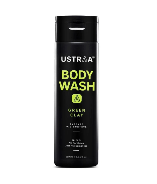 Ustraa Body Wash-Green Clay - 200 ml (Pack of 2)