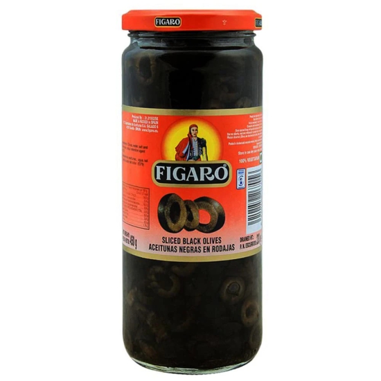 Figaro Black Sliced Olives, 450 Gm