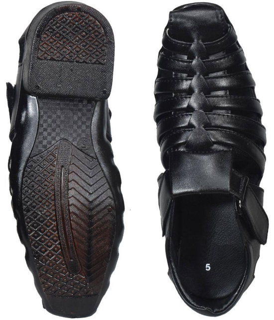 Dream Makers - Black Men's Sandals - None