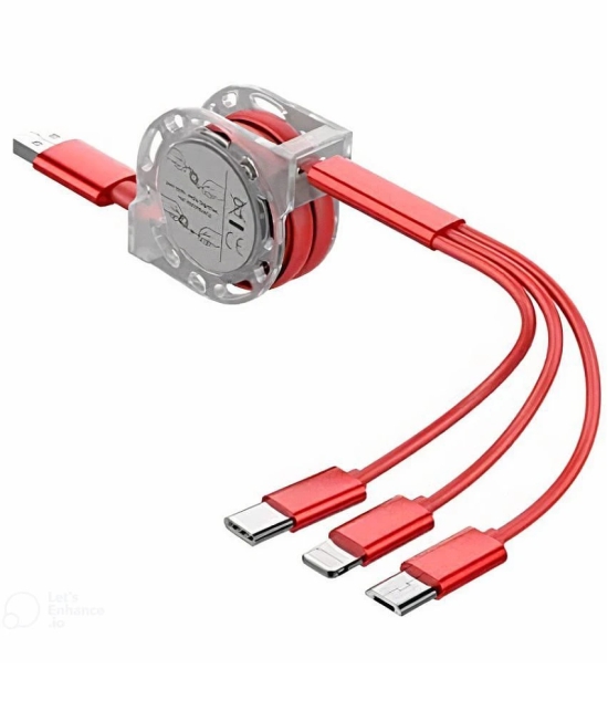 Red 3A Multi Pin Cable 1 Meter - Red