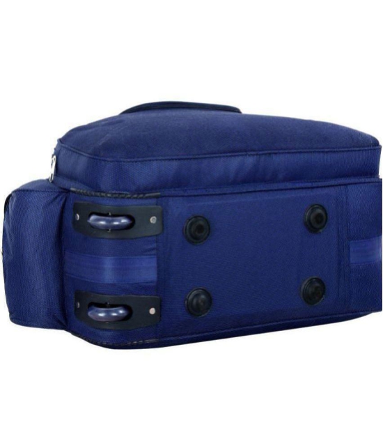 AXEN BAGS - Blue Polyester Duffle Trolley - Onesize