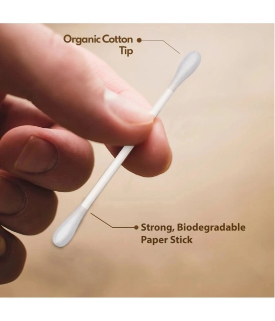 Imvelo Green Your Hygiene Paper Cotton Swabs/Earbuds | Q Tips - 320 Sticks/640 Swabs | Double Tipped Ear Cotton Sticks | 100% Eco-Friendly & Natural | Perfect for Ear Wax Removal