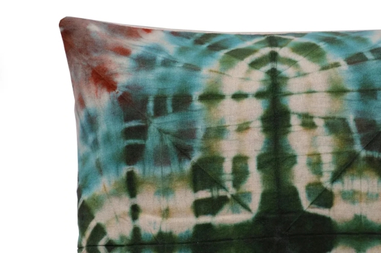 Tisser Tye & Dye cushion cover Manjarpat CottonSize-16x16