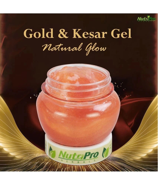 NutriPro Pure Gold Kesar Gel 120ml For Radiant Glow & Nourshing Properties