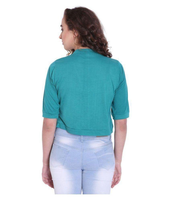 Affair Cotton Shrugs - Green - XL