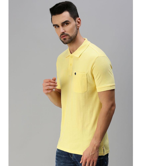 ONN - Yellow Cotton Blend Regular Fit Mens Polo T Shirt ( Pack of 1 ) - None