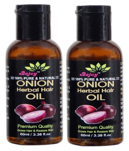 BEJOY Red Onion Oil-  For Hair Treatment 120 mL Pack of 2