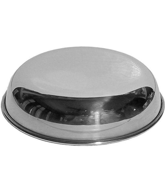 A & H ENTERPRISES - Sweet Dish Bowl / Halwa Plate Stainless Steel Dessert Bowl 100 mL ( Set of 4 ) - Steel