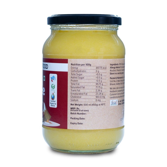 Organic Cow Ghee-500ml