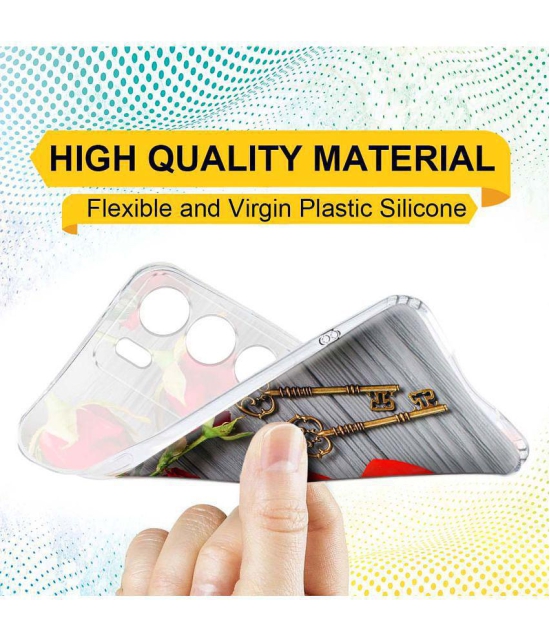 Fashionury Multicolor Printed Back Cover Silicon Compatible For Vivo V29 Pro 5G ( Pack of 1 )