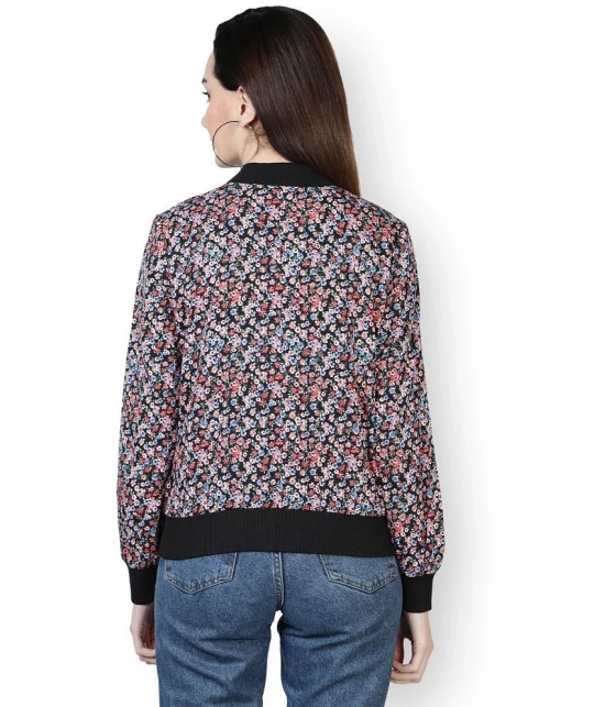 NUEVOSDAMAS Polyester Blend Multi Color Bomber Jackets Single - L