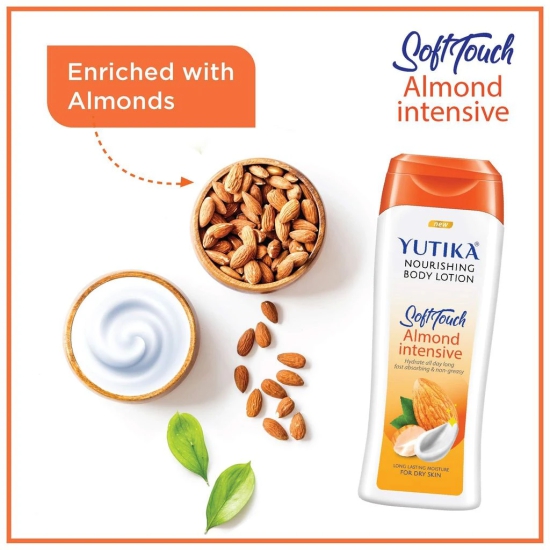 Yuthika Almond Body Lotion 300ml and Sunscreen Lotion SPF 30 PA+++ with UVA & UVB Protection - 100ml