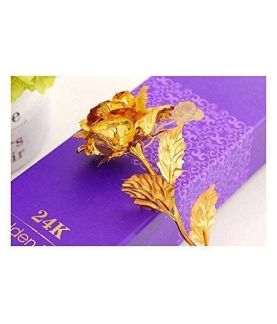 GILOL Rose Gold Artificial Flowers - Pack of 1