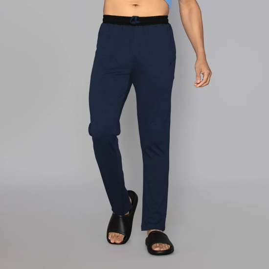 Nova Cotton Rich Track Pants Navy Blue L