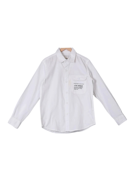 Albion Kids Boys White Shirt