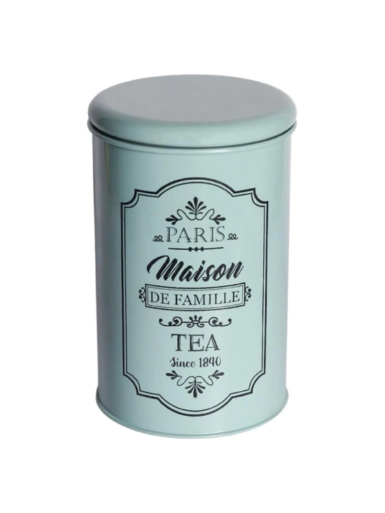 Metal Tea Jar - Green, 900 Ml