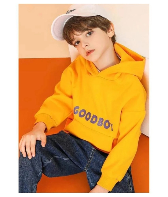 Force Boys Cotton Sweatshirts Yellow 10-11 Years - None