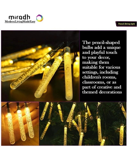 MIRADH - Yellow 3Mtr String Light ( Pack of 1 ) - Yellow